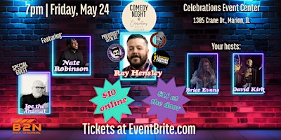 Image principale de Comedy Night at Celebrations with Ray Hensley