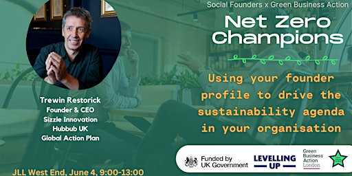Net Zero Champions - Founders driving sustainability primary image
