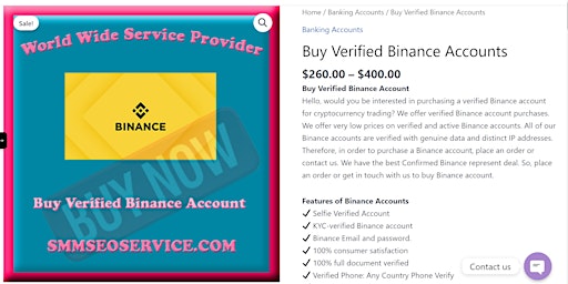 Hauptbild für Trustable 2 Sites to Buy Verified Binance Accounts In 2024