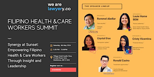 SYNERGY AT SUNSET: EMPOWERING FILIPINO HEALTH AND CARE WORKERS primary image