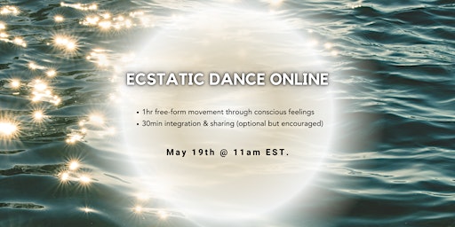 Imagem principal do evento Ecstatic Dance Online