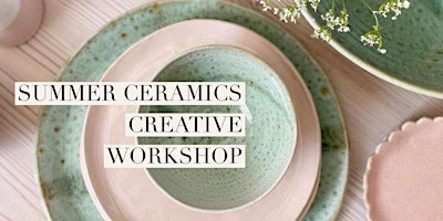 Imagem principal do evento Summer creative workshop- Kinship Creative x  Frankie’s Ceramics