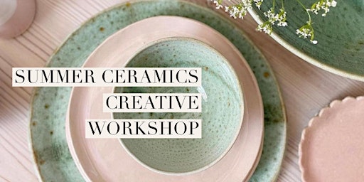 Imagem principal do evento Summer creative workshop- Kinship Creative x  Frankie’s Ceramics
