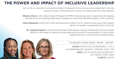 Primaire afbeelding van UK Women's Event - The Power and Impact of Inclusive Leadership