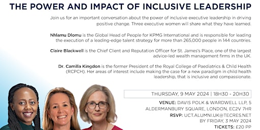 Primaire afbeelding van UK Women's Event - The Power and Impact of Inclusive Leadership