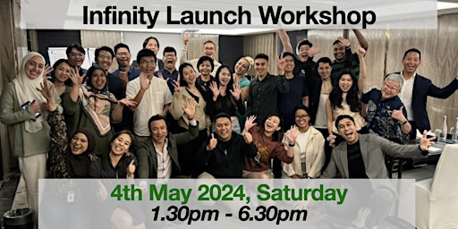 Imagem principal do evento Infinity Launch Workshop - 4 May (Formerly Emguarde Excellerator Workshop)