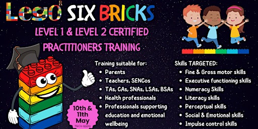 Imagem principal do evento LEGO SIX Bricks Level 1 & Level 2 Certified Training