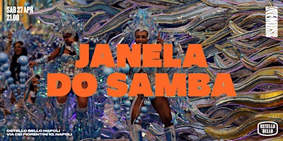 JANELA DO SAMBA • LIVEMUSIC! • Ostello Bello Napoli primary image