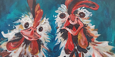 Primaire afbeelding van Paint & Pour 'Hens' with Tania from tangible.gallery