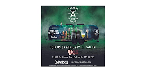 Imagem principal de Ardbeg Masters of Smoke Tour Comes to Beltsville, MD