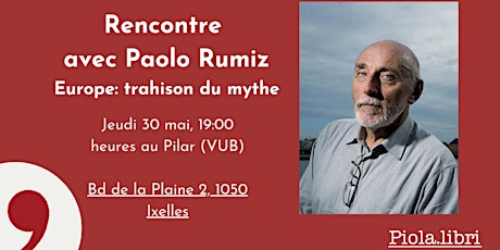 Rencontre avec Paolo Rumiz - Europe: trahison du mythe primary image