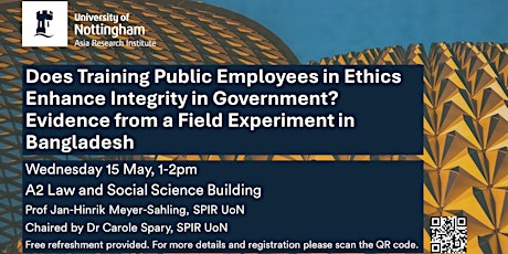 Does Training Public Employees in Ethics Enhance Integrity in Government?