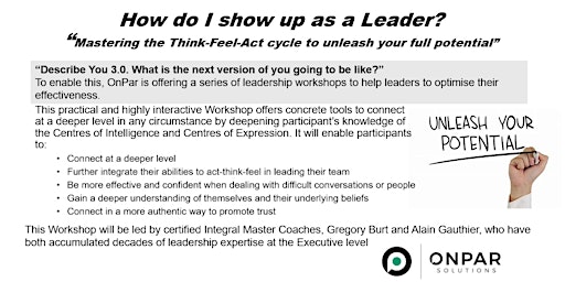 Imagen principal de Mastering Interaction by knowing how I show up as a leader