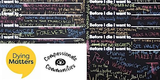 Primaire afbeelding van "Before I Die I Want To": a conversation cafe about living and dying