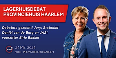 Primaire afbeelding van Lagerhuisdebat in Provinciehuis Haarlem!