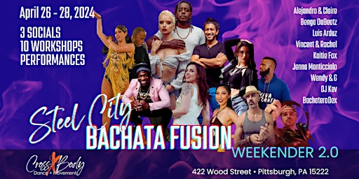Primaire afbeelding van Steel City Bachata Fusion Weekender 2.0