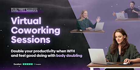 Virtual Coworking (24/7 Drop-In sessions)