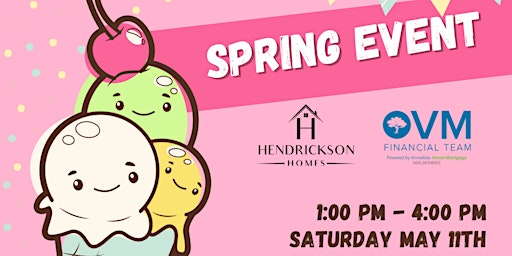 Imagem principal do evento Hendrickson Homes Spring Icecream Social!