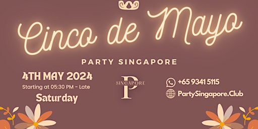 Image principale de Cinco De Mayo Pub Crawl - Party Singapore Edition