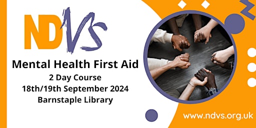 Primaire afbeelding van Mental Health First Aid 2 Day Course
