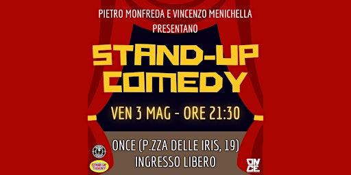 Primaire afbeelding van STAND-UP COMEDY ONCE - FREE ENTRY