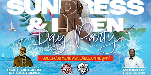 Imagem principal do evento Sundress & Linen Day Party Sun May 26th @ 54 Hundred Bar & Grill 3pm - 8pm