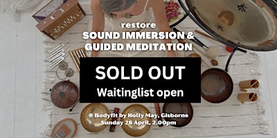 Hauptbild für RESTORE: Sound Bath & Guided Meditation (Gisborne, Vic)
