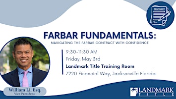 Hauptbild für FARBAR Fundamentals: Navigating the FARBAR Contract with Confidence
