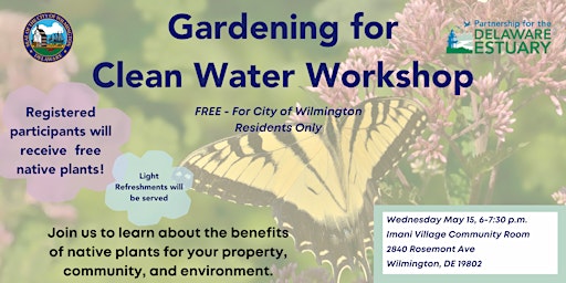 Hauptbild für Gardening for Clean Water Workshop
