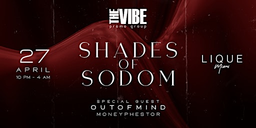 Hauptbild für THE VIBE PROMO GROUP is back with SHADES OF SODOM!