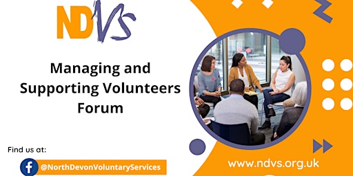 Imagem principal do evento NDVS Managing and Supporting Volunteers Forum