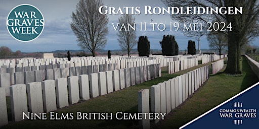 Gratis rondleiding op CWGC Nine Elms British Cemetery  primärbild