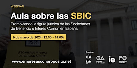 Aula sobre las Sociedades de Beneficio e Interés Común (SBIC)