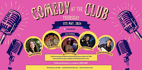 London Comedy Night at Parsons Green Social Club (SW6 3DP)