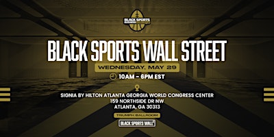 Black Sports Wall Street primary image