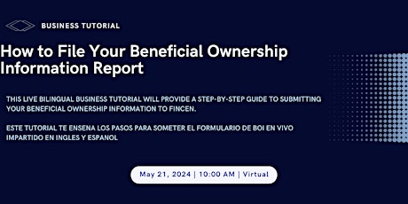 Tutorial: How to File Your Beneficial Ownership Information Report