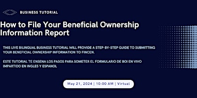 Imagen principal de Tutorial: How to File Your Beneficial Ownership Information Report