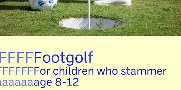 Footgolf for children who stammer (8-12)
