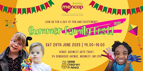 Bromley Mencap Summer Family Fest 2024