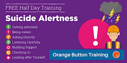 Imagem principal de Suicide Alertness: Orange Button Training 15/05/2024
