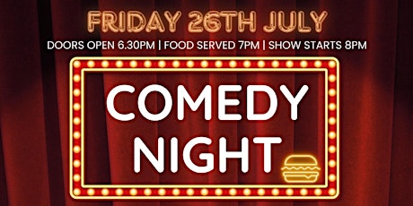 Burger & Comedy at The Crown