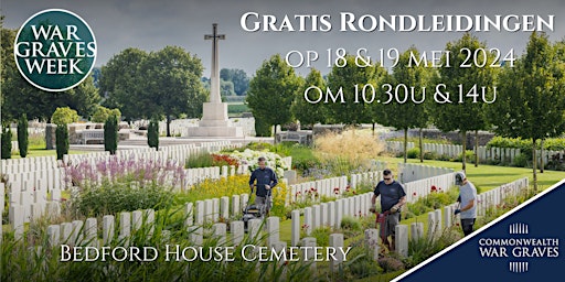 Imagem principal do evento Gratis rondleiding op CWGC Bedford House Cemetery