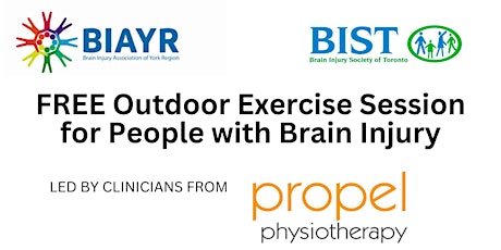Outdoor Exercise Class For People Living With Brain Injury