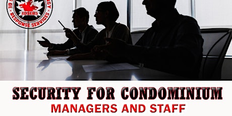 Security For Condominium Managers and Staff