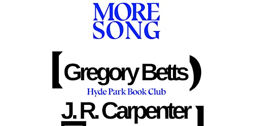 More Song at Hyde Park Book Club – Poetry Reading in Leeds primary image
