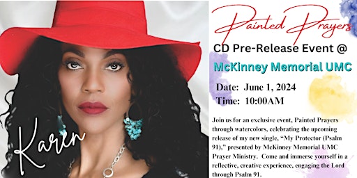 Primaire afbeelding van Painted Prayers CD Pre-Release  Event