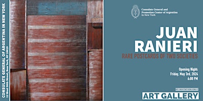 Imagem principal do evento ART OPENING "Rare postcards of two" by Juan RANIERI