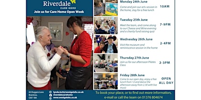 Riverdale Care Home - Pilates Class as part of Care Home Open Week primary image