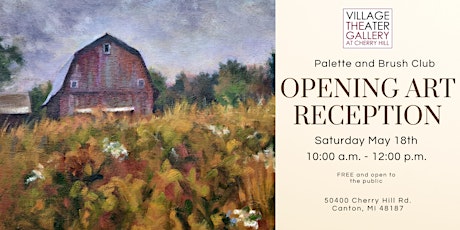Opening Art Reception - "Points of View" Palette and Brush Club