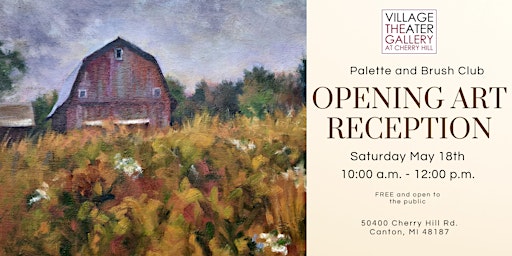 Opening Art Reception - "Points of View" Palette and Brush Club  primärbild